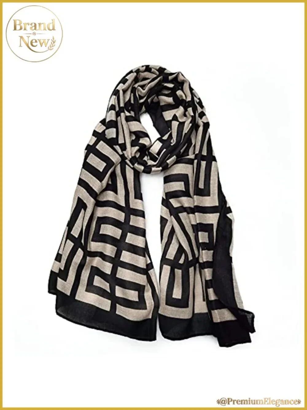 Lightweight Cotton Blend Fashion Scarf Shawl Wrap One Size